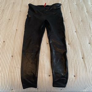 SPANX Faux Leather Leggings